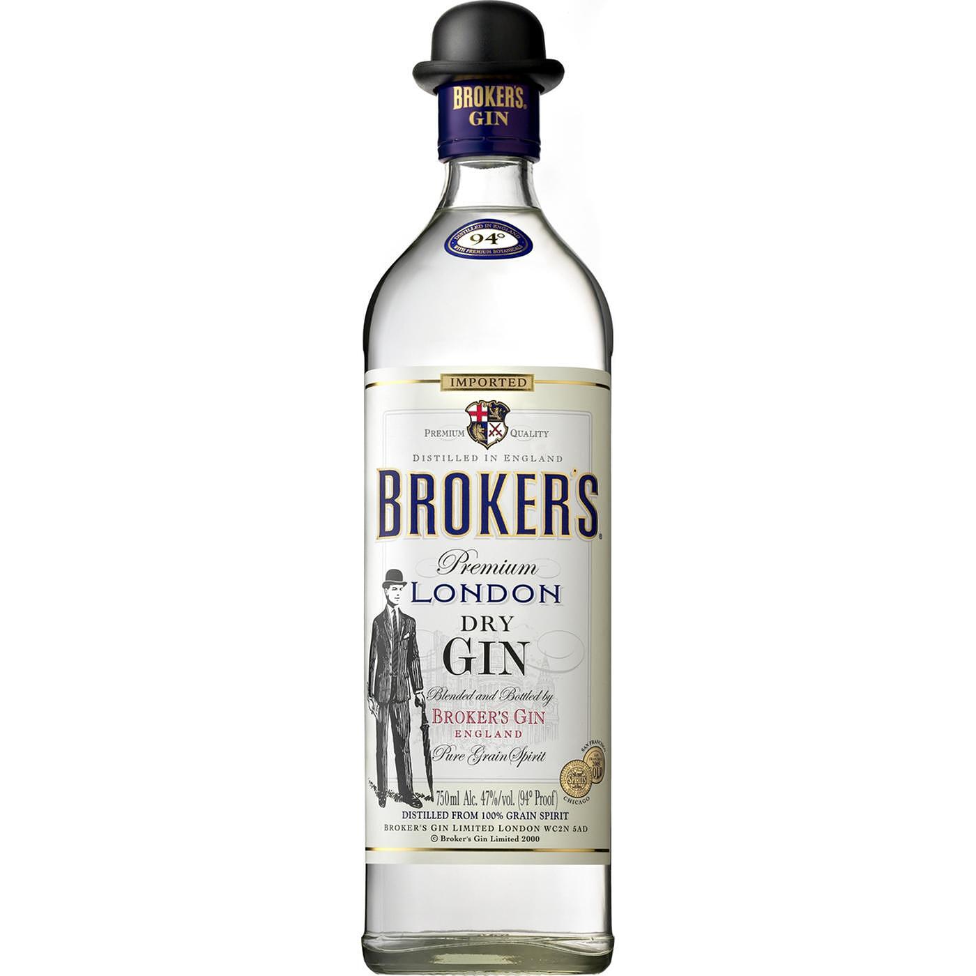 BROKER’S LONDON DRY GIN 40% 700ml