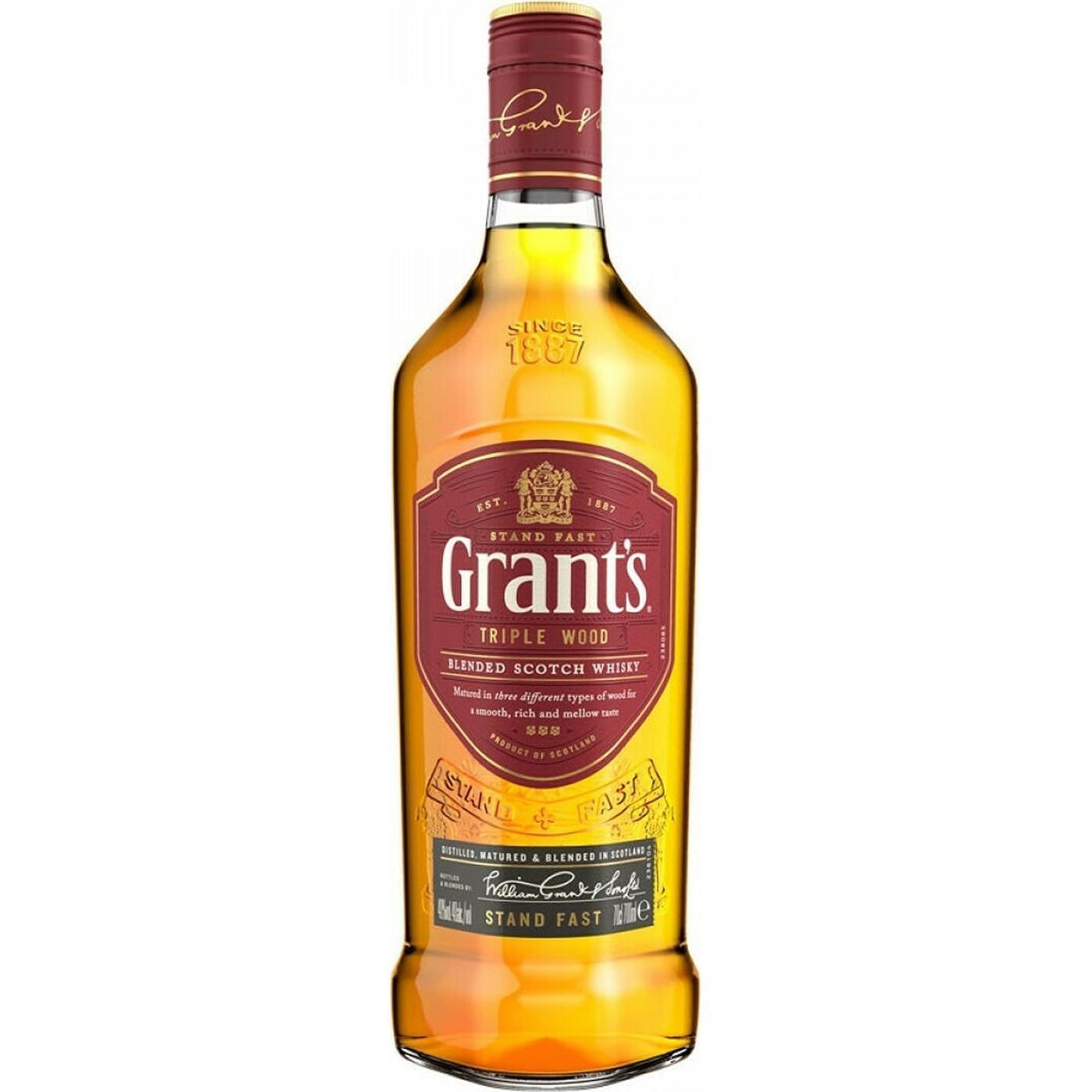 GRANT’S TRIPLE WOOD BLENDED WHISKEY 700ml