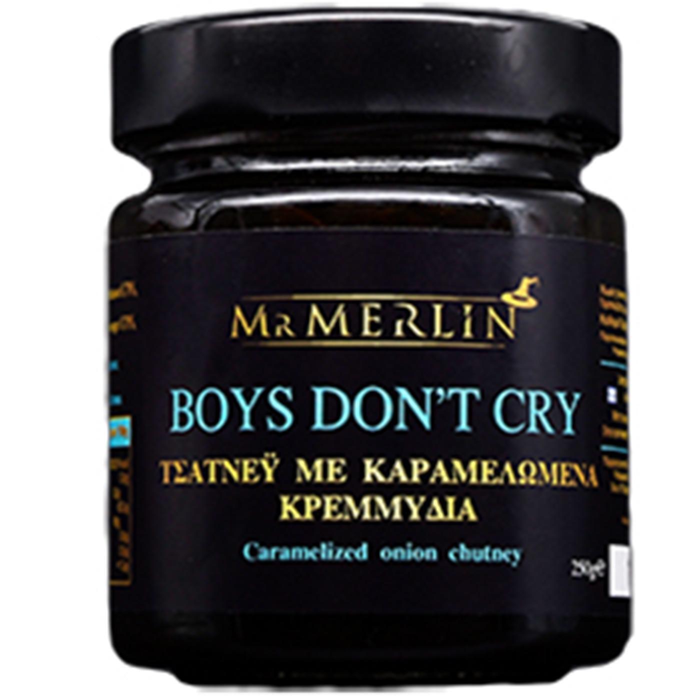 MR MERLIN BOYS DON’T CRY CHUTNEY ΚΑΡΑΜΕΛΩΜΕΝΑ ΚΡΕΜΜΥΔΙΑ 250gr